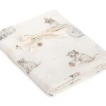 MEMI musliintekk bambusest, 120 x 120 cm, Kittens