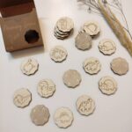 Montessori puidust mälumäng, dinosaurused