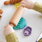 MĪCI voolimismassi rull käepidemetega, puidust