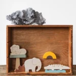 Aafrika loomade mäng, puidust