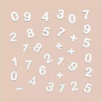 Ferflex®magnetnumbrid, valged