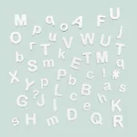 Ferflex®magnettähed, valged