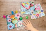 Meisterdamiskomplekt šabloonidega “Spring Color”, Crea Lign - Image 2