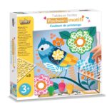 Meisterdamiskomplekt šabloonidega “Spring Color”, Crea Lign