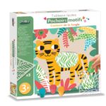 Meisterdamiskomplekt šabloonidega “Colors of the Jungle”, Crea Lign