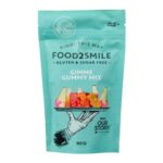 Food2Smile suhkruvabade kummikommide segupakk, 85 grammi pakis